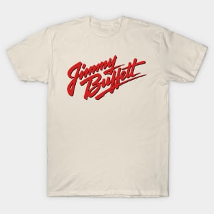 Jimmy Buffett - Vintage Typograph T-Shirt